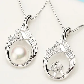 

Hot Pearl Party Promotion Pearl Pendant Mountings, Pendant Findings, Pendant Settings Jewelry Parts Fittings Women Accessories