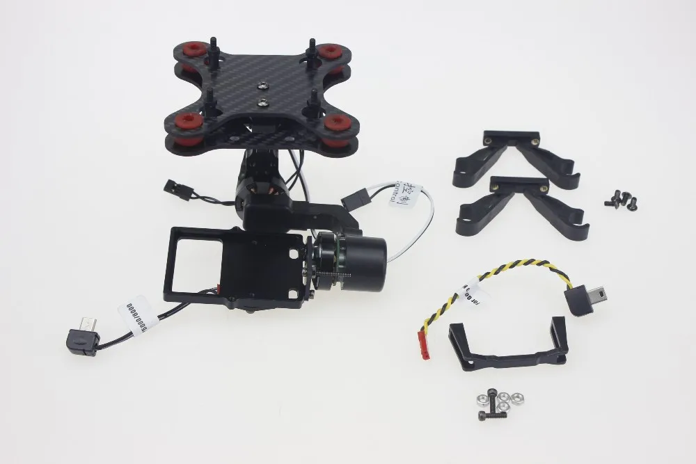 

SJ2D 2-Axis Brushless Gimbal for SJ4000 SJ5000 For Gopro Hero 3 4 Camera DIY FPV Multirotor S550 Tarot 650 Phantom