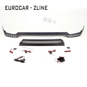 

PU material G Wagon G63 G65 w463 g class front lip for G63 G65 B style with B led lights