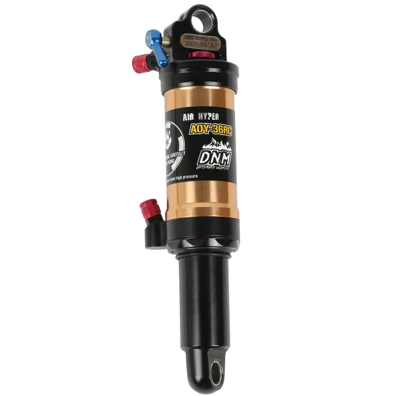 dnm mountain bike air rear shock with lockout 165mm