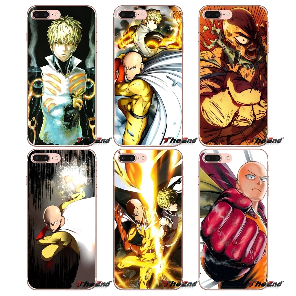 

one punch man Soft Transparent Shell Cases For Samsung Galaxy S2 S3 S4 S5 MINI S6 S7 edge S8 S9 Plus Note 2 3 4 5 8 Coque Fundas