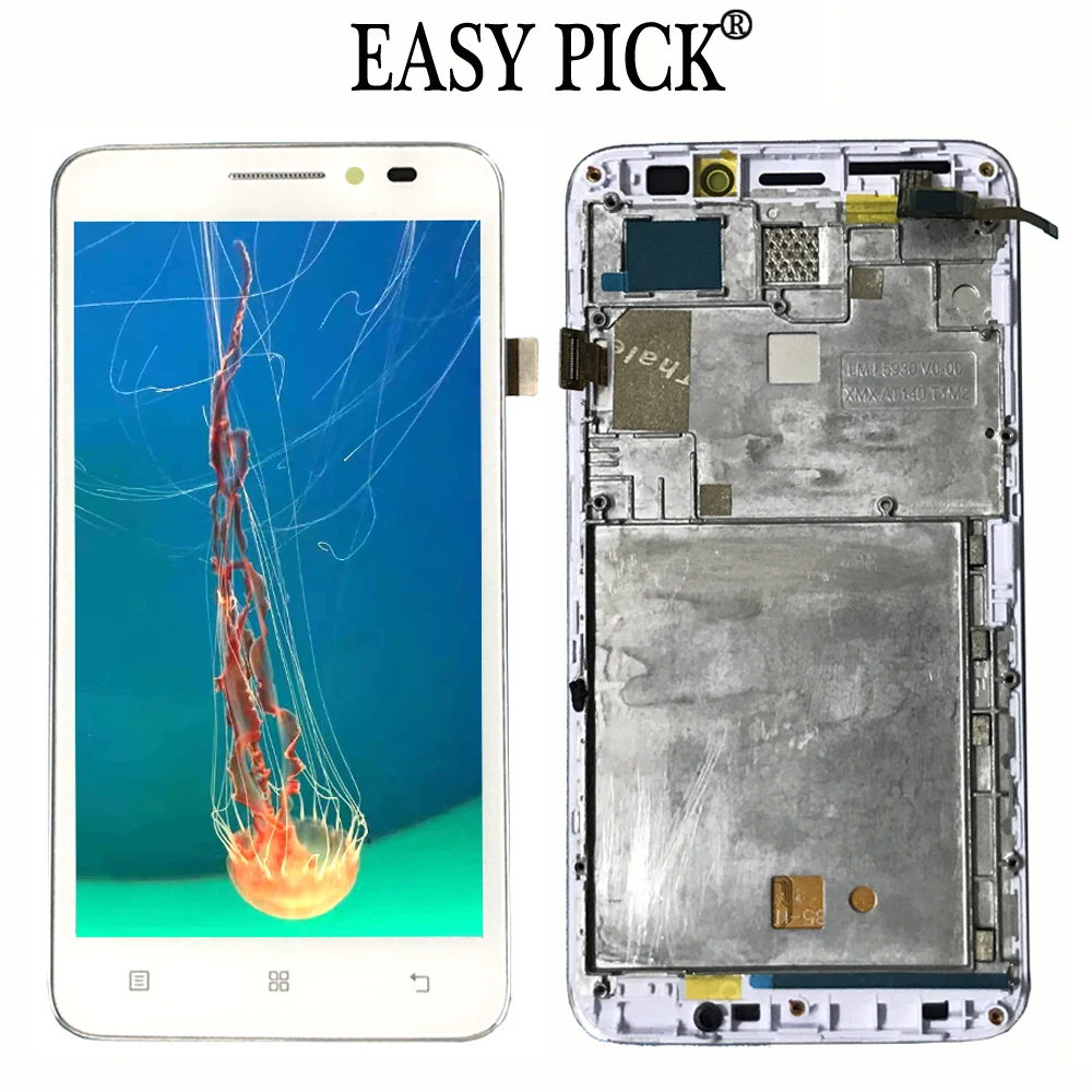 

For Lenovo A606 LCD Display Touch Screen Digitizer Assembly Replacement With Frame