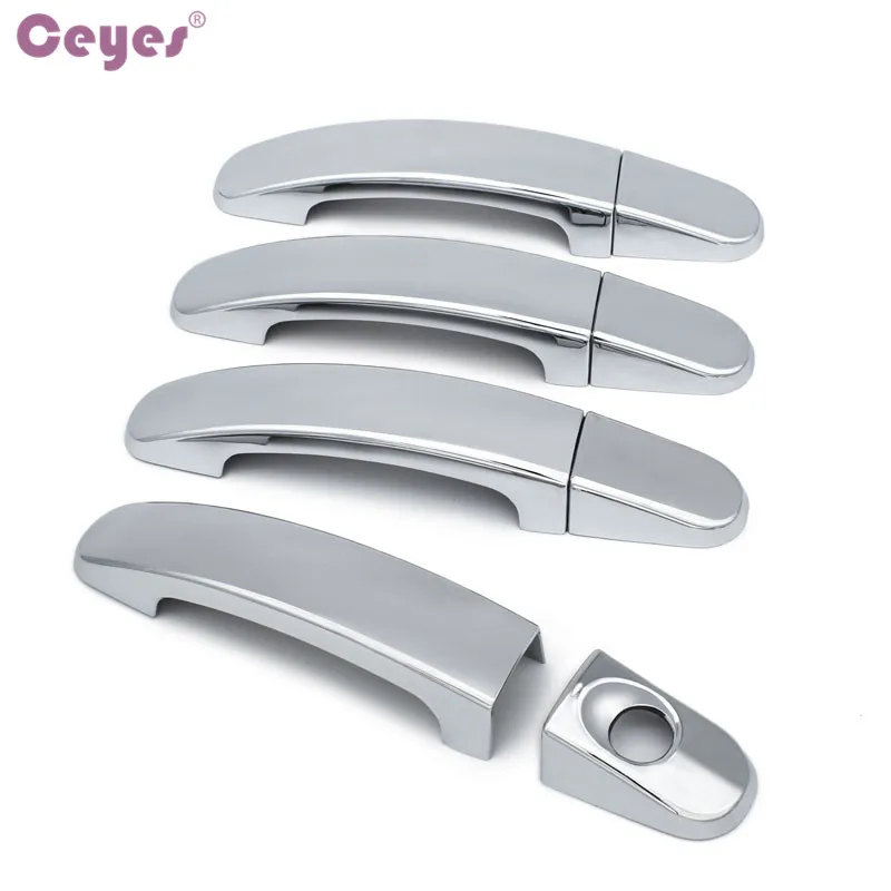 

Ceyes Car Styling Decor And Protect Door Handle Covers For Ford Focus 2013 2014 MK3 Mk2 2005 Hatchback Escape Kuga Chrome Trim