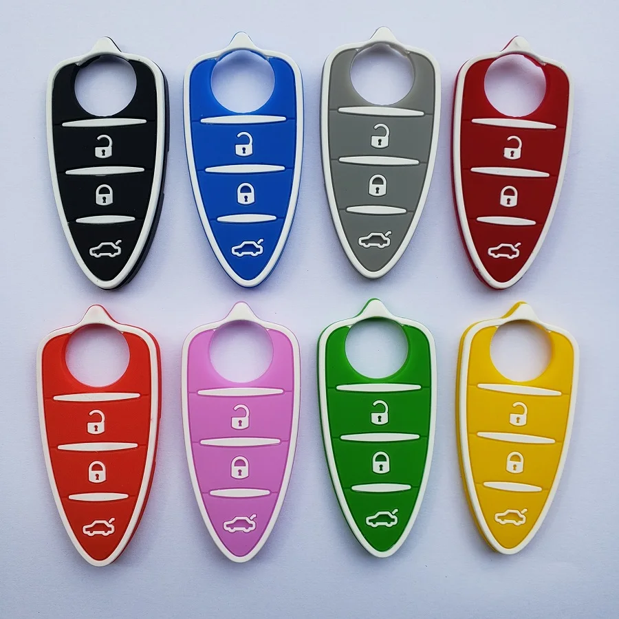 Cuscinetto In Gomma Siliconica Per Alfa Romeo 4C Mito Giulietta Mito 159 Gto Gta 3 Pulsanti