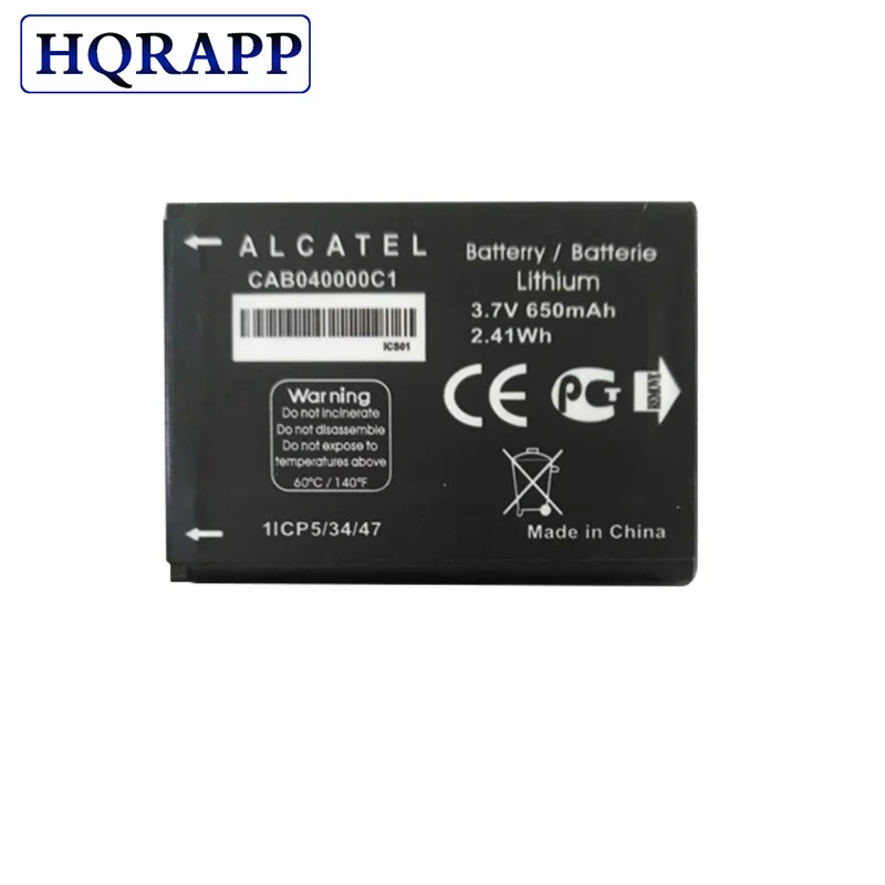 Аккумулятор CAB0400000C1 для ALCATEL One Touch 103 103A 105 105A OT 2012D CAB3010010C1 CAB30M0000C1 CAB2170000C1