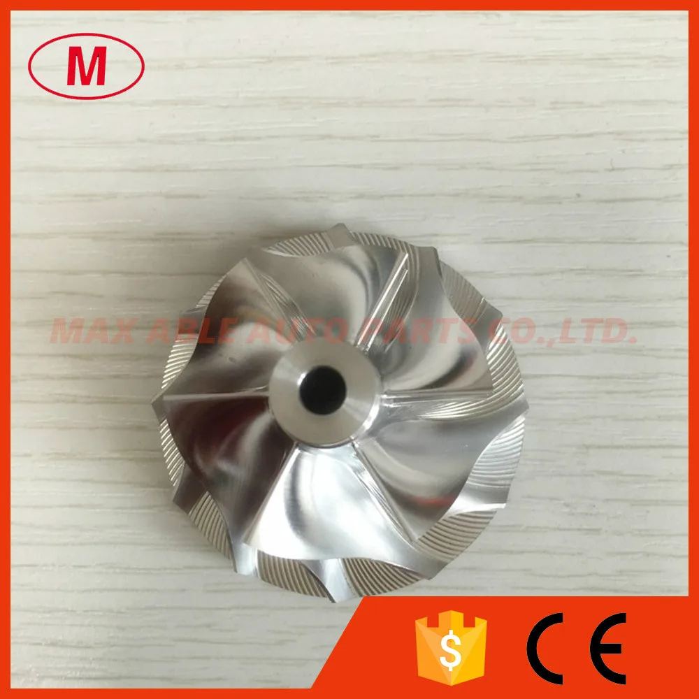 

RHF4 37.36/50.00mm 6+6 blades Turbocharger Billet/milling/aluminum 2618 compressor wheel for VT10/VN4
