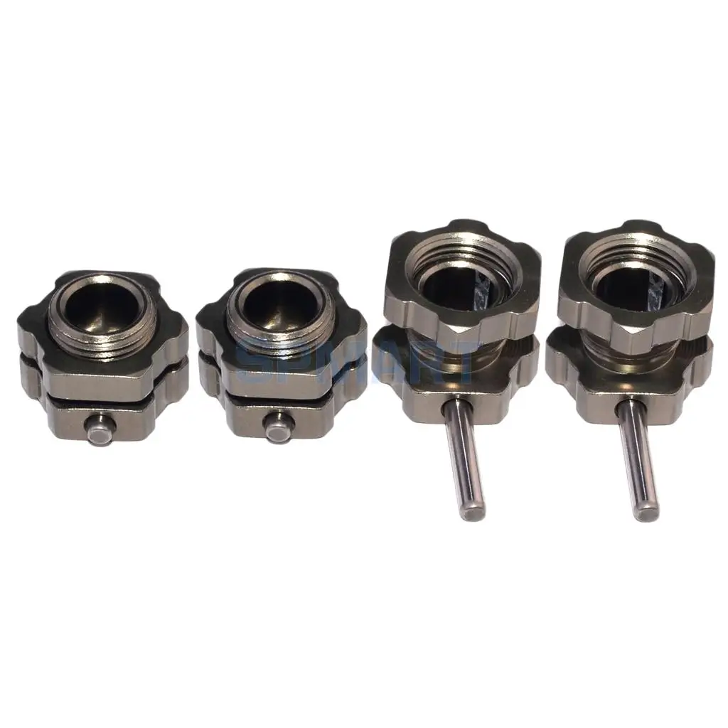 1 Set Aluminum 17mm Wheel Hex Hub Drive Adapter for 1/8 HPI HSP RC Car
