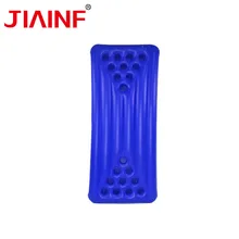 JIAINF надувной синий 20 отверстий напитки поплавок подстаканник прямоугольник плавательный поплавок вечерние игрушки матрас для воды чашки напитки