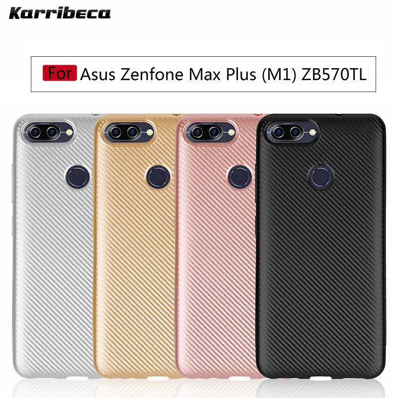 carbon fiber silicone case zenfone max plus zb570tl (1)