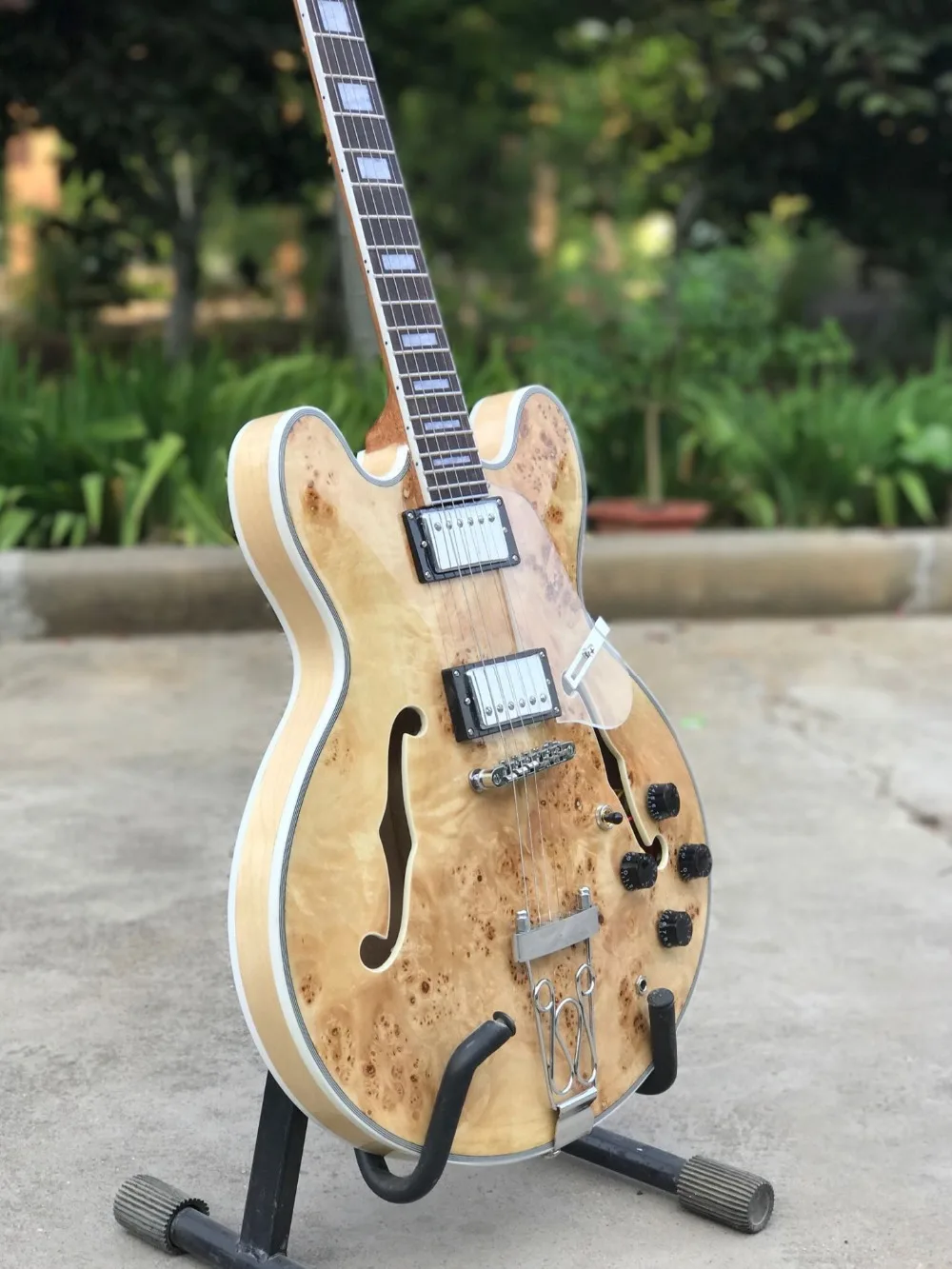 custom shop.F hollow body jazz Electric Guitar. with Rosewood