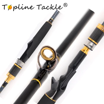 

TopLine Tackle carbon fishing rod travel spinning set fly combo ultra light winter pen jigging lure trolling fishing rods 1.8m