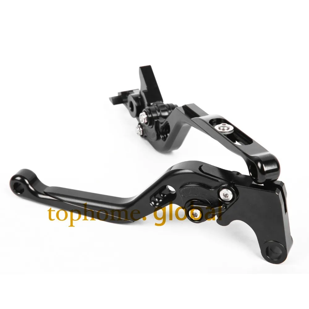 

Black Motorbike Accessories CNC Foldable&Extendable Brake Clutch Levers For Honda VFR400 NC30