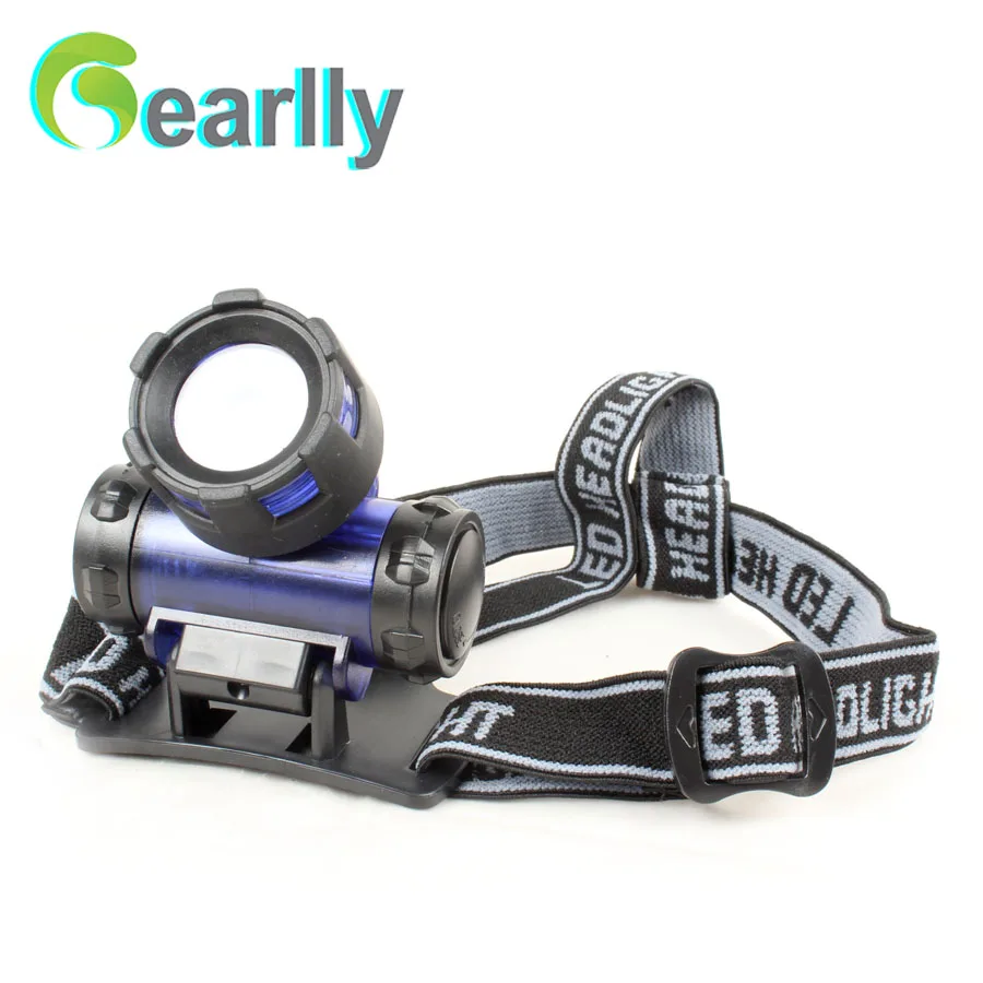 Светодиодный налобный мини-фонарь для ночной рыбалки яркий фонарь на батарейках