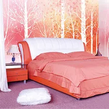 Пользовательские 3D печать ткани и текстильные обои для стен тканевые фотообои футболки, абстракция моющийся матовый шелк для спальни домашний декор