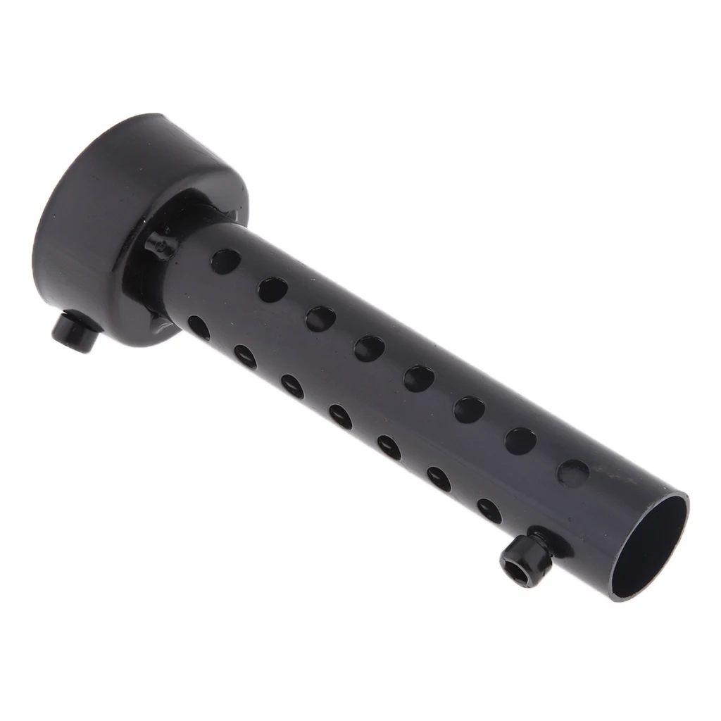 Adjustable Removable Stainless Steel Motorbike Exhaust Muffler Insert Baffle Silencer For 44- 46 mm Round Tip Mufflers Black 