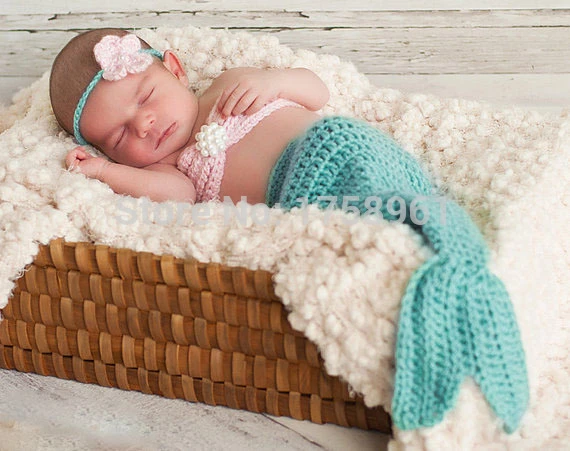 Nouveau Ne Sirene Photo Prop Bebe Fille Sirene Photo Prop Theme Nautique Prop Sous La Mer Petite Sirene Prop Aliexpress