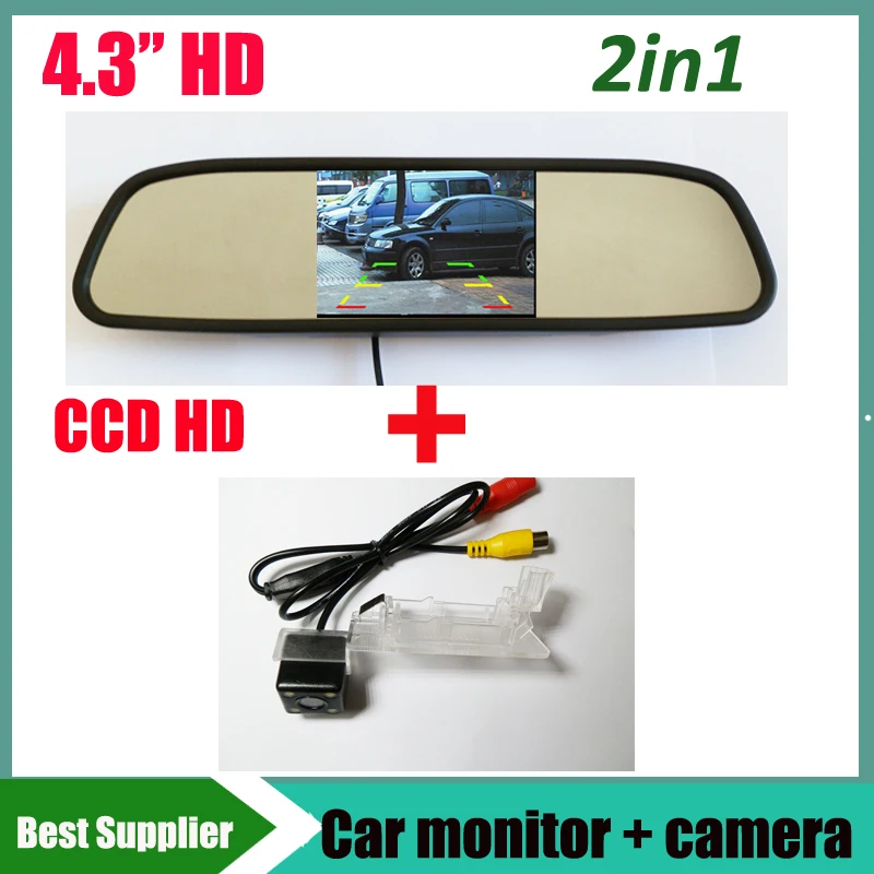 

for VOLKSWAGEN Passat Sagitar Touran Multivan T5 Transporter Lavida Touareg Car Rear View reverse parking Camera + Car Monitor