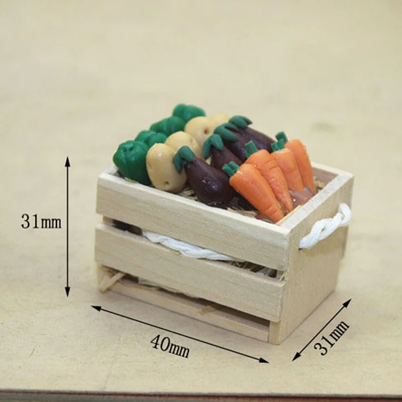 1:12 мини еда молоко хлеб корзина/овощи корзина/пикник моделирование миниатюры для кукольного дома украшения-игрушка детский подарок