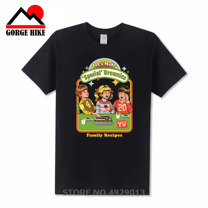 Летняя забавная футболка унисекс с ностальгией Let & amp#39s Make Special Brownies Kid Game Vintage 80s