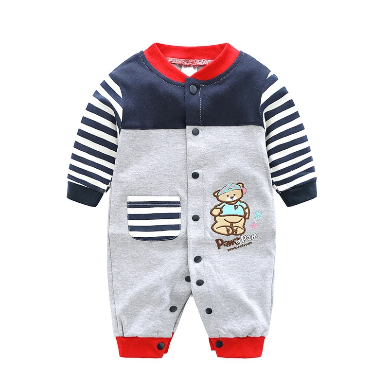 2017 bebé mamelucos manga larga bebé recién nacido ropa Bebes Bebé Ropa trajes historieta del bebé del algodón del mameluco 2017 bebé mamelucos manga larga bebé recién nacido ropa Bebes Bebé Ropa trajes historieta del bebé del algodón del mameluco