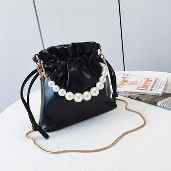 

2019 fashion simple women's designer handbag high quality PU leather chain small handbag single shoulder bag qq317