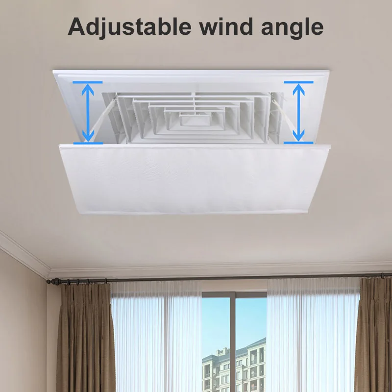 

Useful Central Air Conditioning Wind Shield Wall-Mounted Anti Direct Blowing Windshield @LS