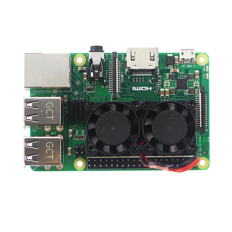Raspberry Pi Cooler Dual Fan Heatsink Cooling System For Raspberry Pi 4 Model B 3 3B Plus