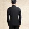 Dragón bordado Hombres estilo chino traje chaqueta mandarín Collar nuevo 2022 túnica traje chaquetas hombres Kung Fu abrigo negro ► Foto 2/6