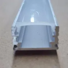 30 шт./лот светодиодный алюминиевый профиль с опалом ПК прикрытием для прокладки водить