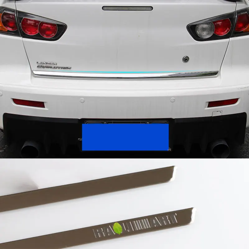 Аксессуары для MITSUBISHI LANCER EX RALLIART 2008 2016 Накладка задней двери багажника литье