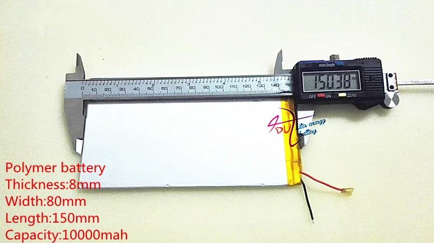 3 7 V 10000 mah планшет батарея бренд gm литий-полимерный аккумулятор 8080150 | Электроника