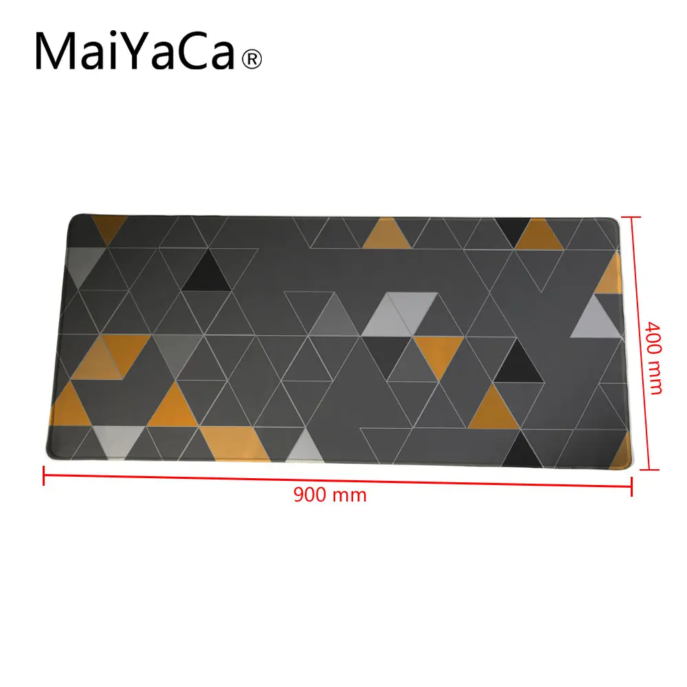  MaiYaCa Mouse pad For Steelseries mouse Triangle wallpaper Extended large gaming Mouse pad for keyb