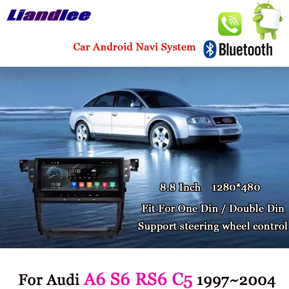 Liandlee для Audi A6 S6 RS6 C5 MK5 1997~ 2006 Android система Радио Стерео Carplay камера BT tv gps карта Navi навигация Мультимедиа