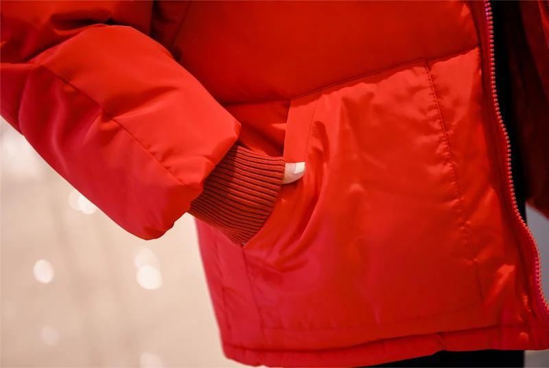 Новинка, корейский стиль, Зимняя женская куртка с капюшоном, большие размеры, свободное Женское пальто с подкладкой, Модная парка, Mujer Invierno