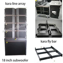 KARA двойной 8 дюймов мини линейный массив динамик SB18 один 18 дюймов SB28 двойной 18 дюймов KS28 двойной 18 дюймов сабвуфер линейный массив звука