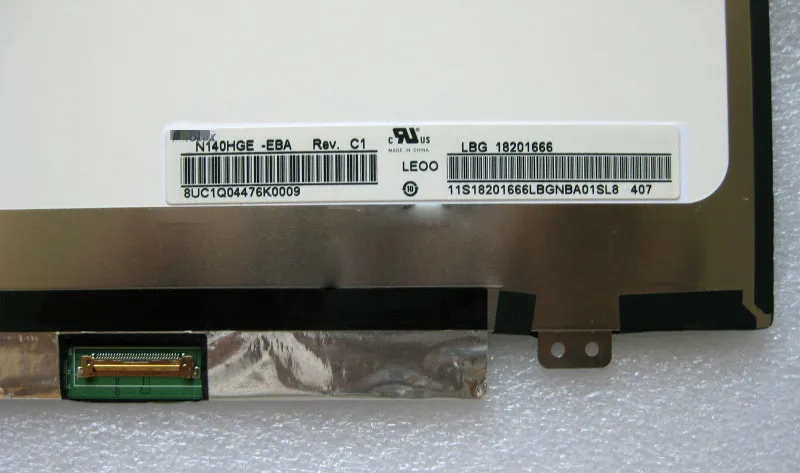 

N140HGE-EBA LED Screen LCD Display Matirx 1920*1080 FHD Glossy Original N140HGE EBA