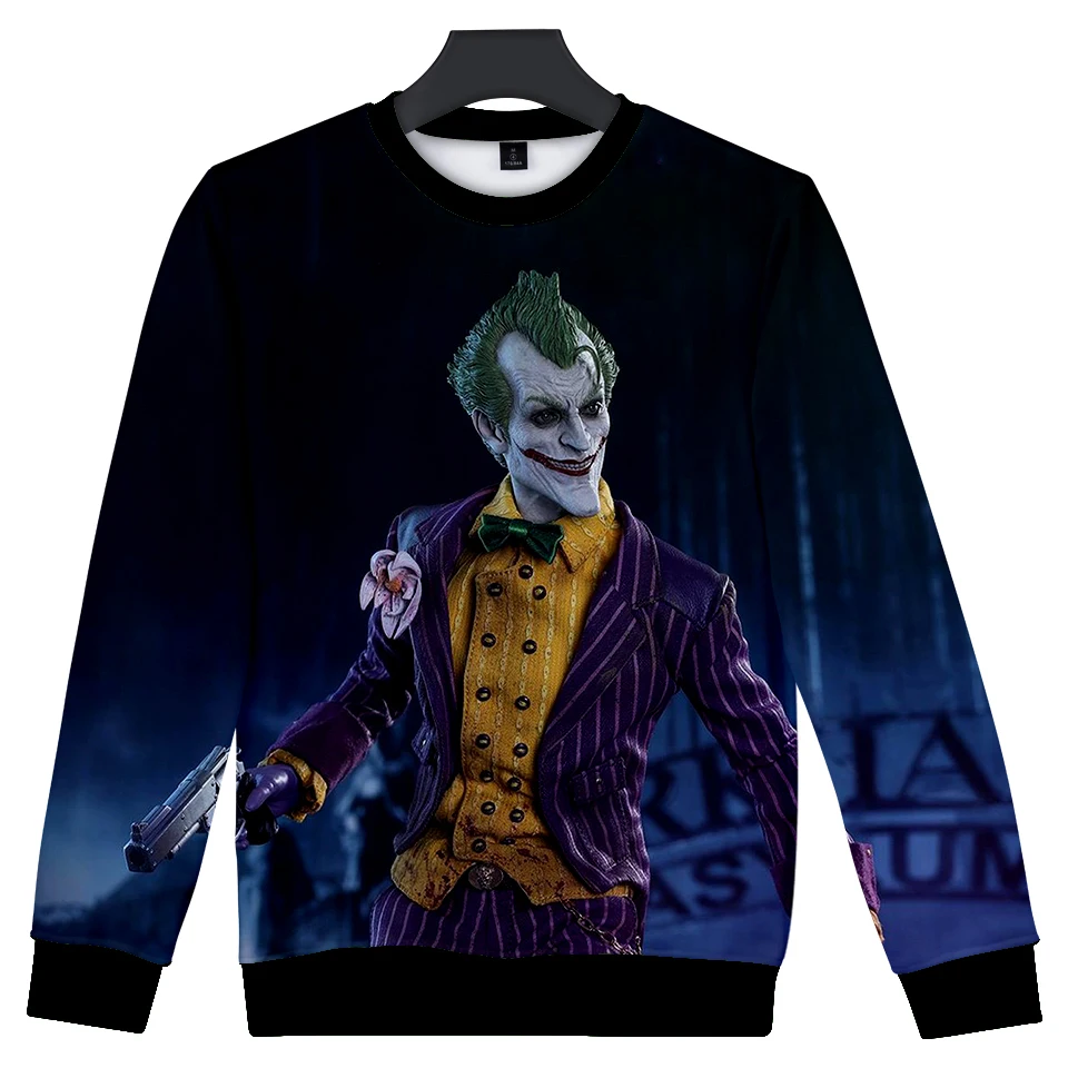 haha joker Bastard Great villain long-sleeved sweater with jeans game popular casual wear loose new loose