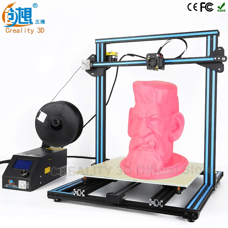 CREALITY 3D Printer CR 10 Large Printing 500 500 500mm Open Build Aluminium Frame 3D Printer