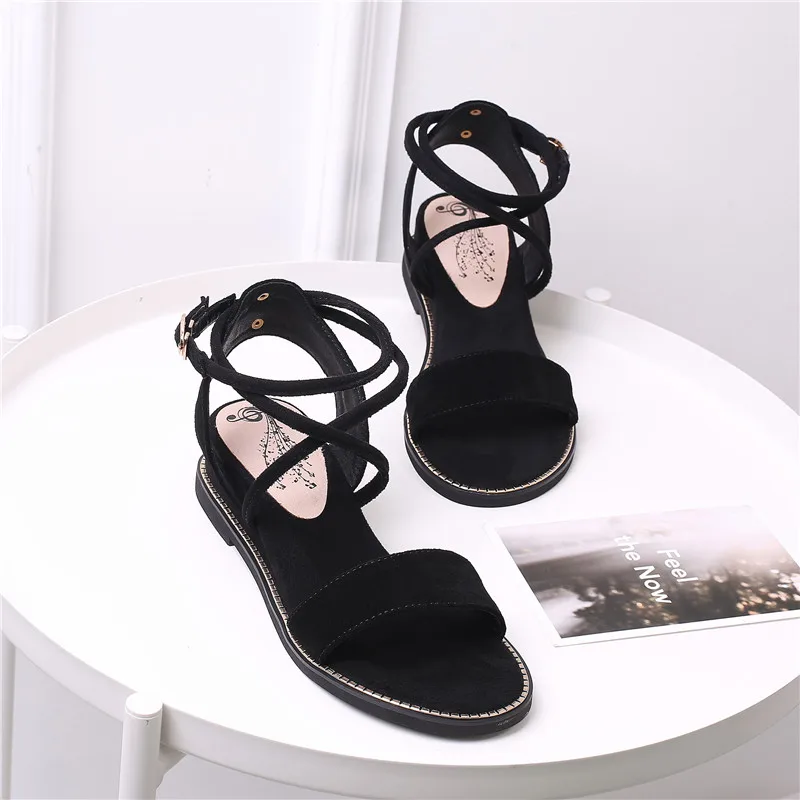 Smirnova/ г., новая летняя обувь женская обувь из натуральной кожи с пряжкой женские повседневные сандалии женская обувь на танкетке на низком каблуке