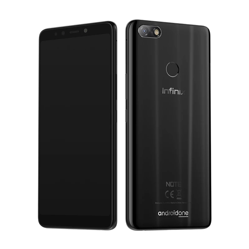 Infinix NOTE 5 смартфон 32G 3g Android One 6," 16MP отпечаток пальца 4500 мАч Восьмиядерный телефон - Цвет: Black