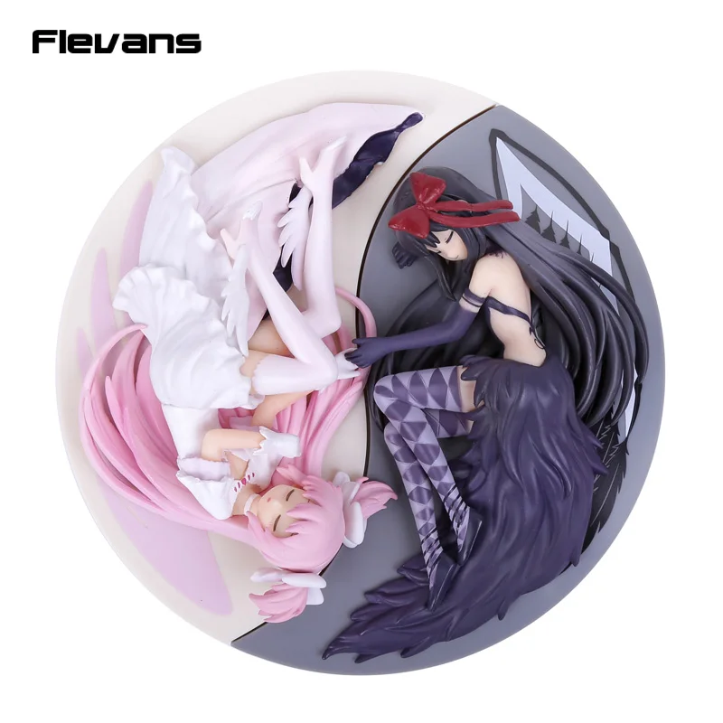 

Puella Magi Madoka Magica Kaname Madoka & Devil Akemi Homura Sleeping 1/8 Scale Painted Figure Collectible Model Toy