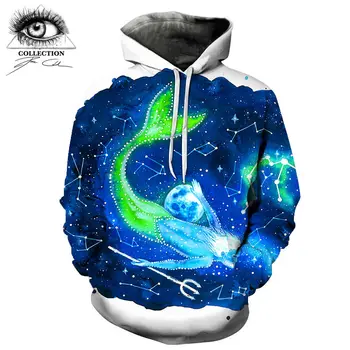

Fashion Men's Hoodies Casual Streetwears Fish Drop Ship Brand pixie cold artist Pullover Streetwears 3D print Tops ZOOTOP BEAR