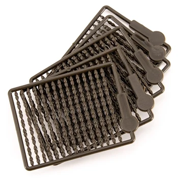 

5 Cards(600 Pcs) Carp Fishing Hair Rig Bait Lure Stops Stoppers Lure Fish Extender isca artificial soft lure leurre souple jig#8