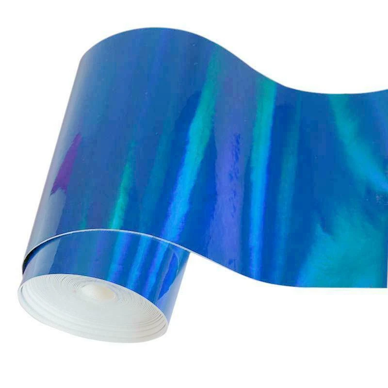 Mirrored Holographic Fabric Shiny Faux Leather for Bows Bags Dress Cloth Crafts