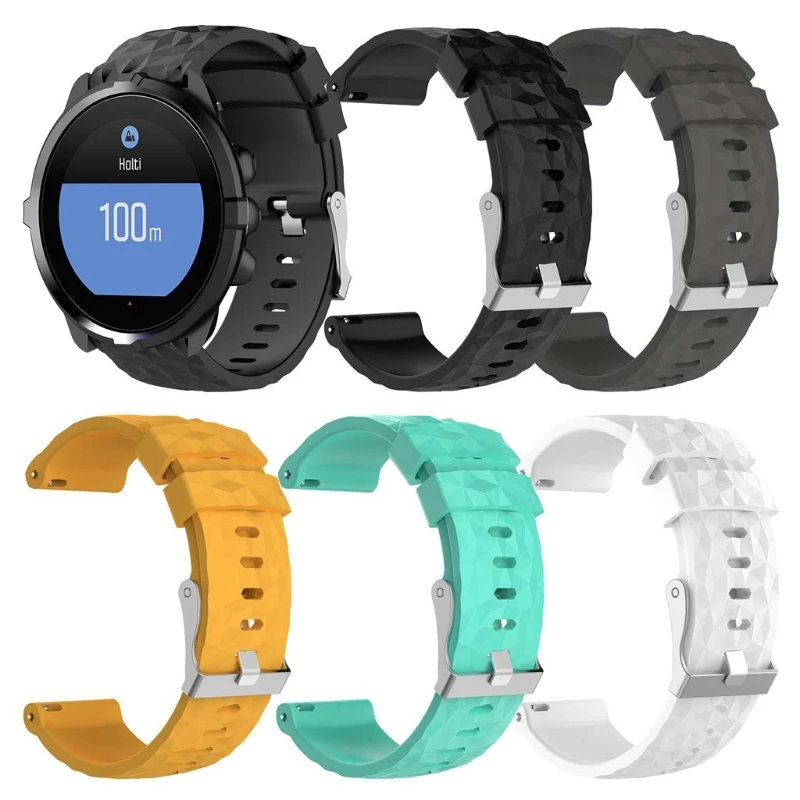 

Silicone Watch Band For Suunto Spartan Sport Wrist HR Baro Replacement Strap Pure Color