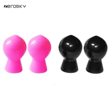 Zerosky 1 Pair Nipple Suckers Breast Enlargement Sex Toys, Nipple Clamps Pussy Clitoris Massage Vacuum Pump Sex Toy for Women