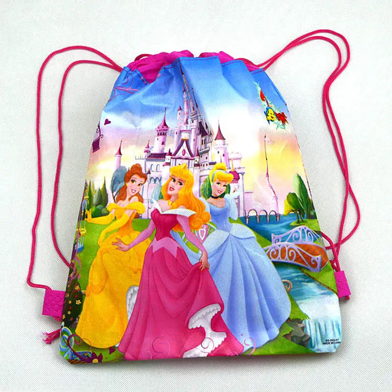 

Moana Theme Birthday Party Supplies For Girls Gift Non-woven Fabrics Drawstring Bag Travel Storage Package Go School Backpacks