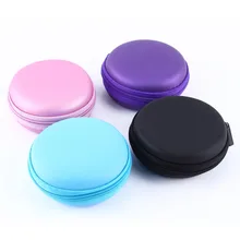 0 99 Free Shipping Earphone Wire Storage Pouch Bag Soft Headset Earbuds Box SD Card Box