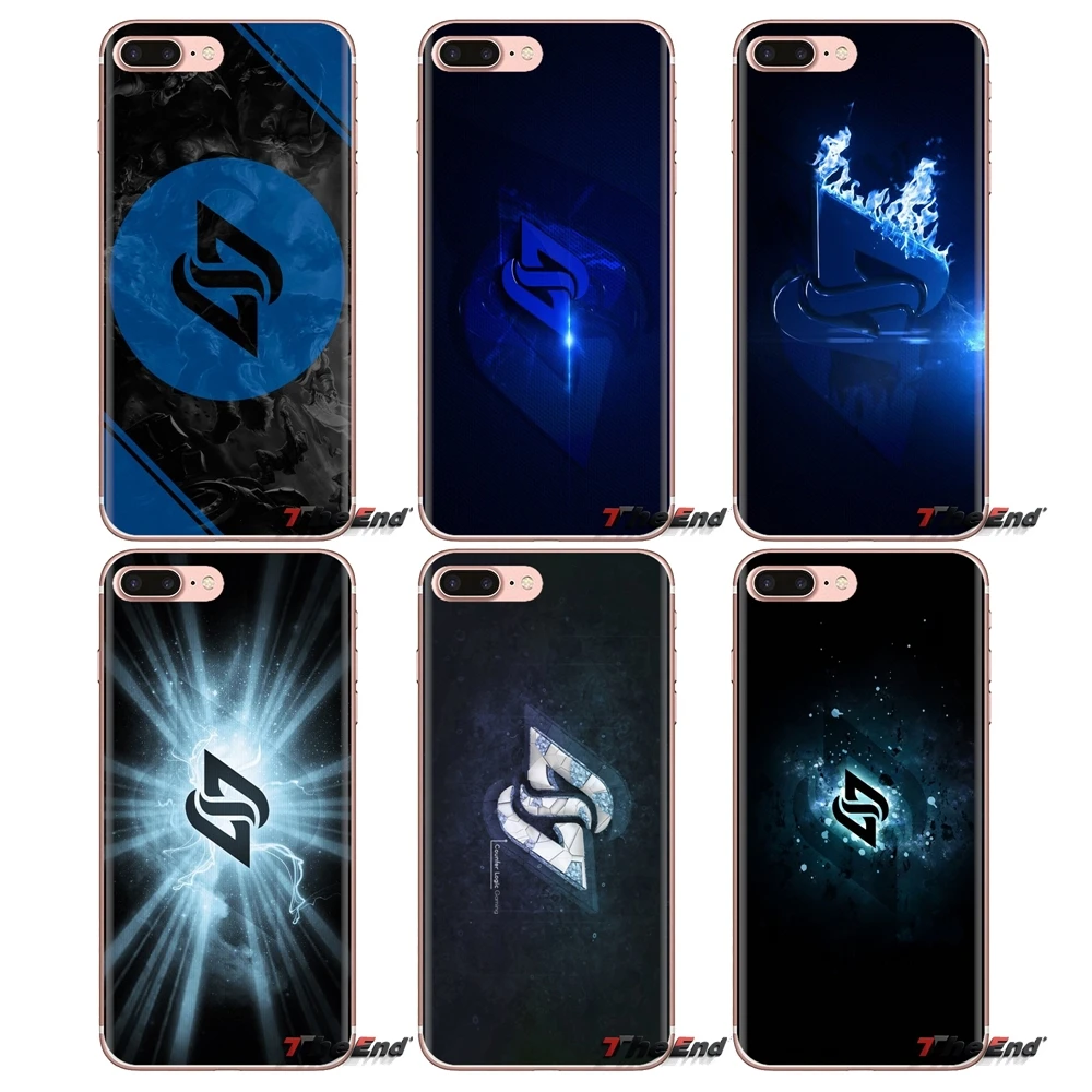 Counter Logic Gaming CLG Logo For Samsung Galaxy J1 J2 J3 J4 J5 J6 J7 J8 Plus 2018 Prime 2015 2016 2017 TPU Transparent Bag Case |