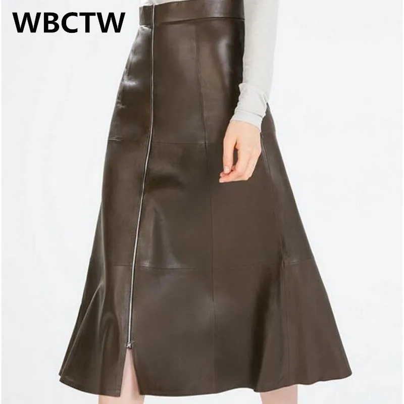 

2017 Skirts womens with zippered skirts Plus size/6XL 7XL 5XL Runway High waist skirt